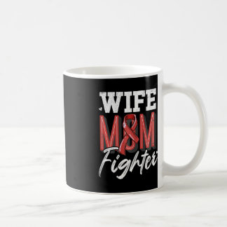 Stöd för ökad medvetenhet om maka Mamma Fighter Br Kaffemugg