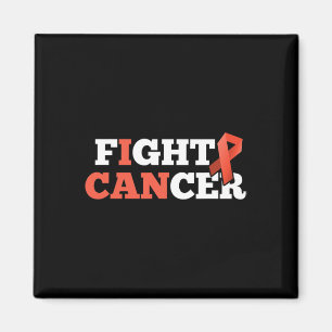 Stöd för Orangen för cancerleukemi - stöd för Ribb Magnet