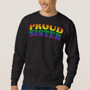 Stöd för Pride för Lesbisk av LGbt- för Proud Sist Lång Ärmad Tröja
