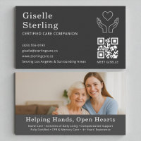 Stöd för QR-kod äldre för Caregiver Supportföretag