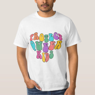 Stöd för Quéns Kids Cute LGBTQ T Shirt