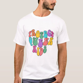 Stöd för Quéns Kids Cute LGBTQ T Shirt