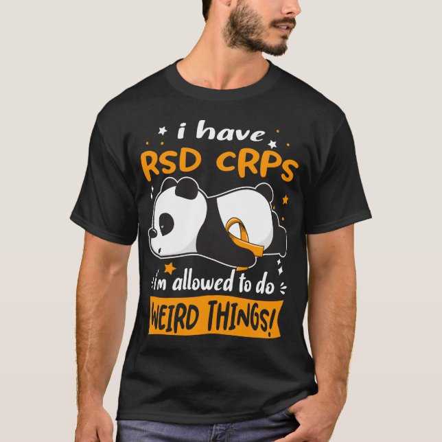 Stöd för RSD CRPS-informationsgåvor T Shirt (Framsida)