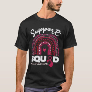 Stöd för sicklecellanemi - fyrkantsbatong för burg t shirt