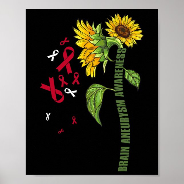 Stöd för solroskirurgi i Brain Aneurysm Awareness  Poster (Framsidan)