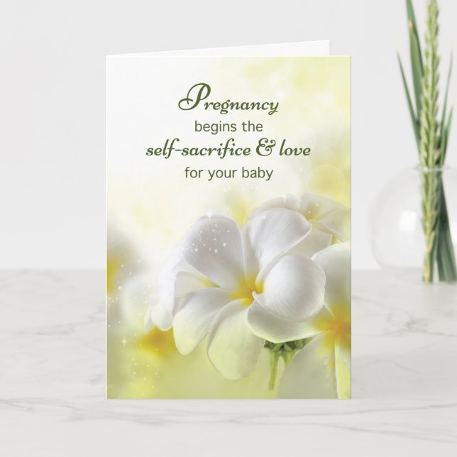 Stöd för svår Gravid, Religiösa Meddelande (Framsida)