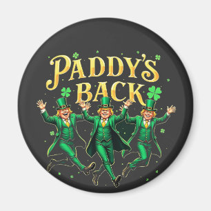 Stöd för trumpning av St patrick's day för bakåtfu Magnet