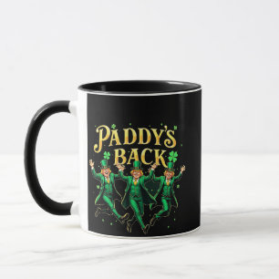 Stöd för trumpning av St patrick's day för bakåtfu Mugg