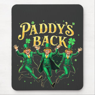 Stöd för trumpning av St patrick's day för bakåtfu Musmatta