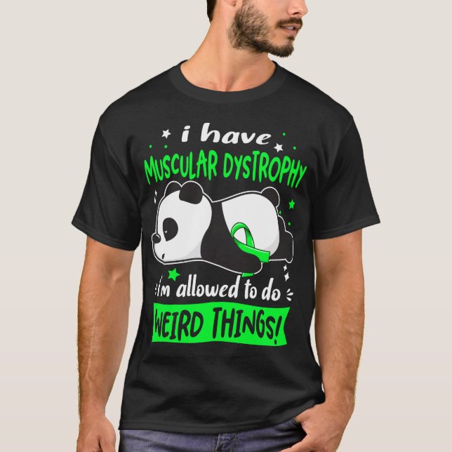 Stöd för upplysningsgåvor för muskeldystrofi t shirt (Framsida)