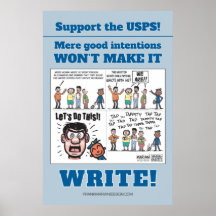 Stöd för USPS! Poster