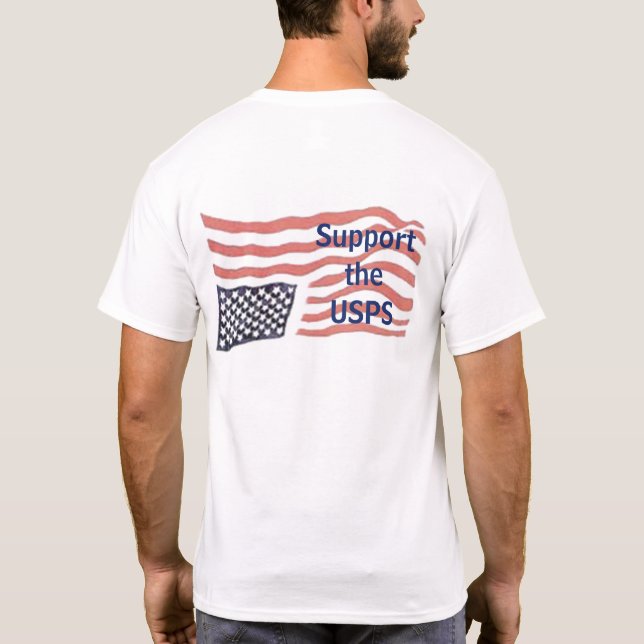 Stöd för USPS T Shirt (Baksida)