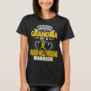 STOD GRANDMA FÖR EN PRADER WILLI SYNDROME WARRIOR T SHIRT