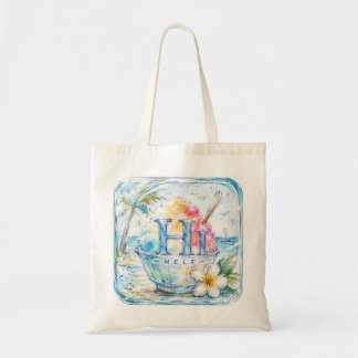 Stöd HIMELE Hawaiian Tote Bag Shave Ice Tygkasse
