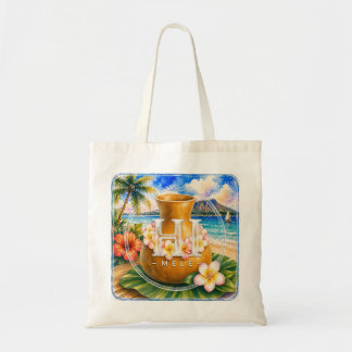 Stöd HIMELE Hawaiian Totebag Ipu Tygkasse