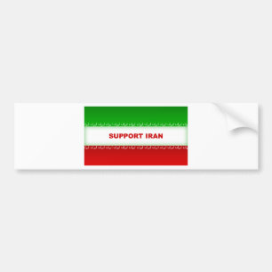 Stöd Iran Bildekal