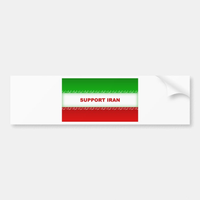 Stöd Iran Bildekal (Framsidan)