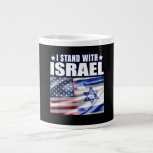 Stöd Israel Jag står med Israel  Jumbo Mugg