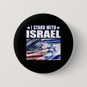 Stöd Israel Jag står med Israel Knapp