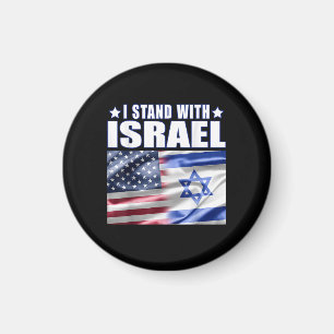 Stöd Israel Jag står med Israel  Magnet