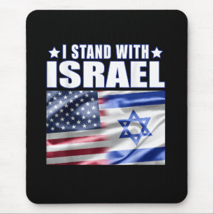 Stöd Israel Jag står med Israel  Musmatta