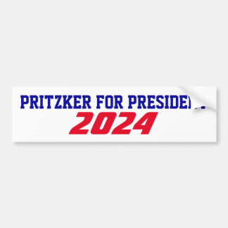 Stöd Kampanj 2024 JB Pritzker till talmannen Bildekal