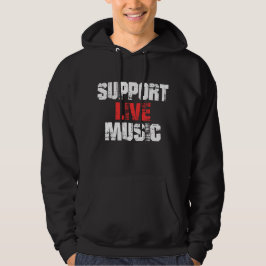 Stöd Livemusik Hoodie