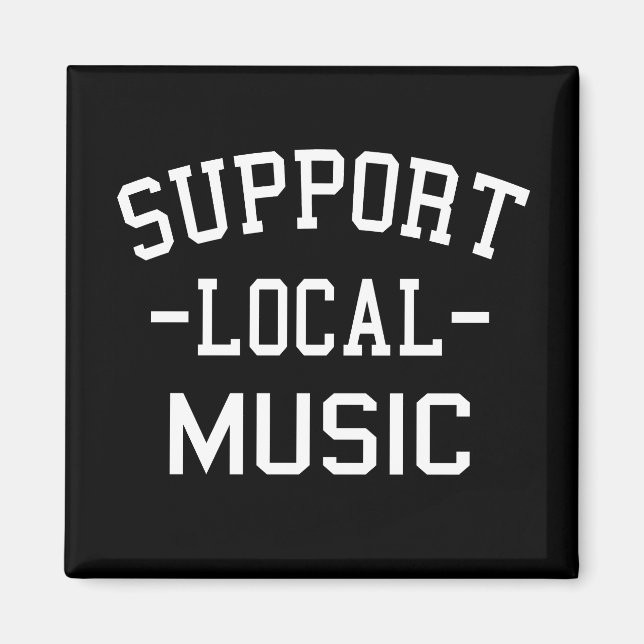 Stöd Lokal Musik Magnet (Framsidan)