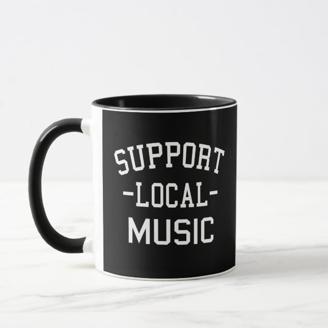 Stöd Lokal Musik Mugg (Vänster)