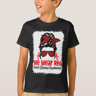 Stöd medvetenhet om hjärtsjukdomar Vi bär röd t-sh T Shirt