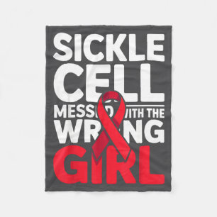 Stöd Messed Wrong Sickle Warrior Cell Kul Fleecefilt