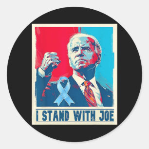 Stöd mig med Joe Biden i kampen mot protester Runt Klistermärke