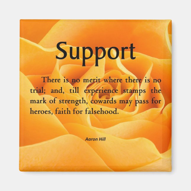 Stöd och styrka magnet (Framsidan)