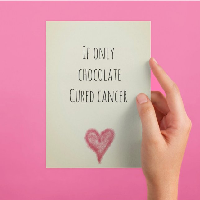 Stöd och uppmuntran till cancer vykort (Skapare uppladdad)
