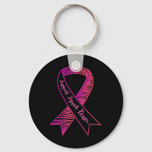 Stöd på World Cancer Day Squad Team Breast Cancer Nyckelring
