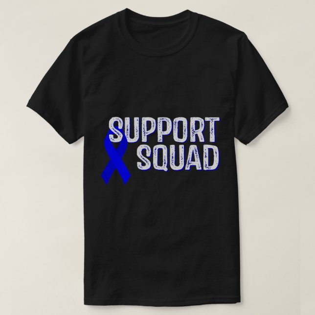 Stöd Squad ALS Medvetenhet T Shirt (Design framsida)