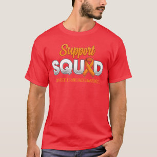 Stöd Squad Basal Cell Hudmedvetenhet För Män Kvinn T Shirt