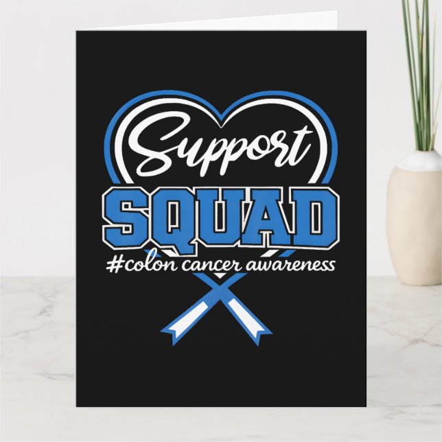Stöd Squad Colon Kort (Framsida)