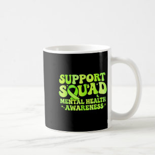 Stöd Squad Mental Health Awareness Month Grön Kaffemugg