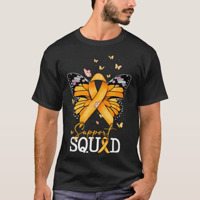 Stöd Squad Orange Band Multiple Skleros Awa T Shirt (Framsida)