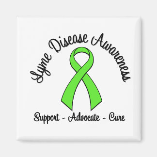 Stöd till advokat Cure för Lyme Disease Awareness  Magnet