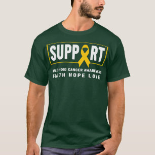 Stöd till barncancer - barncancer t shirt