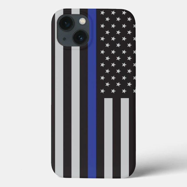 Stöd till den amerikanska polisens tunna blå linje (Baksida)