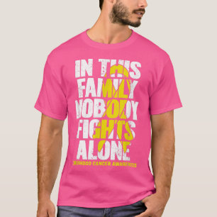 Stöd till familjefyndighetsmedvetande om cancer ho t shirt