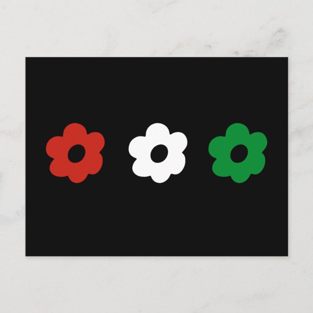 Stöd till färg för fred vykort (Framsida)