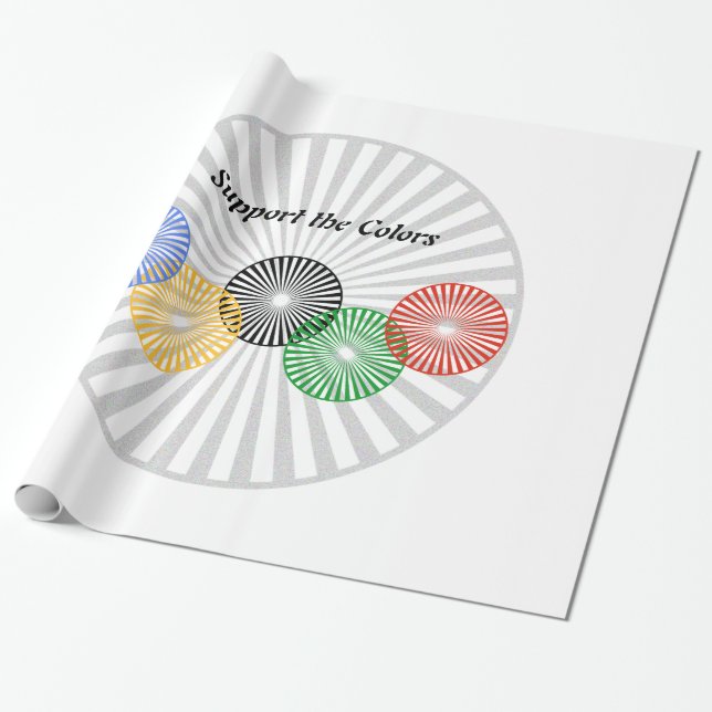 Stöd till Färg - Presentpapper (Utrullad)