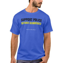 Stöd till försvarare av polisen T-Shirt