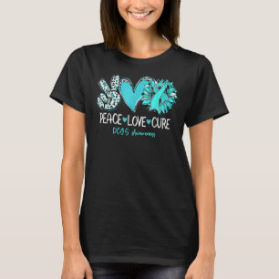 Stöd till fredsindustrisolrosprogrammet Kärlek Cur T Shirt