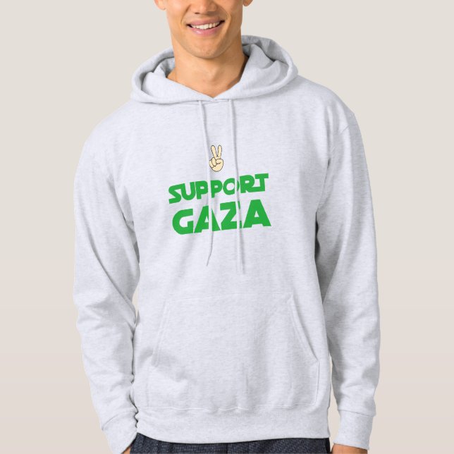Stöd till Gaza-folkmordet T-Shirt Hoodie (Framsida)