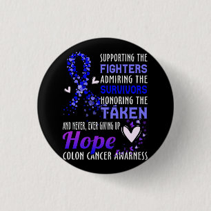Stöd till kampanjen mot Colon Cancer Awareness Col Knapp